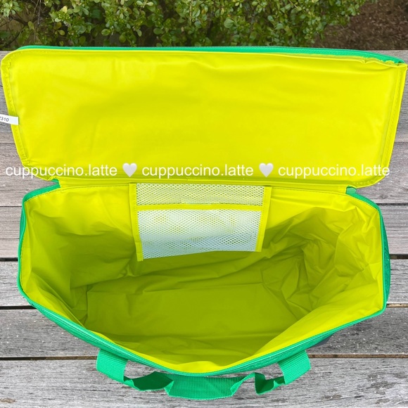 💚NWT💚Trader Joe’s Limited Edition Emerald Green Reusable Insulated Cooler - Picture 2 of 12
